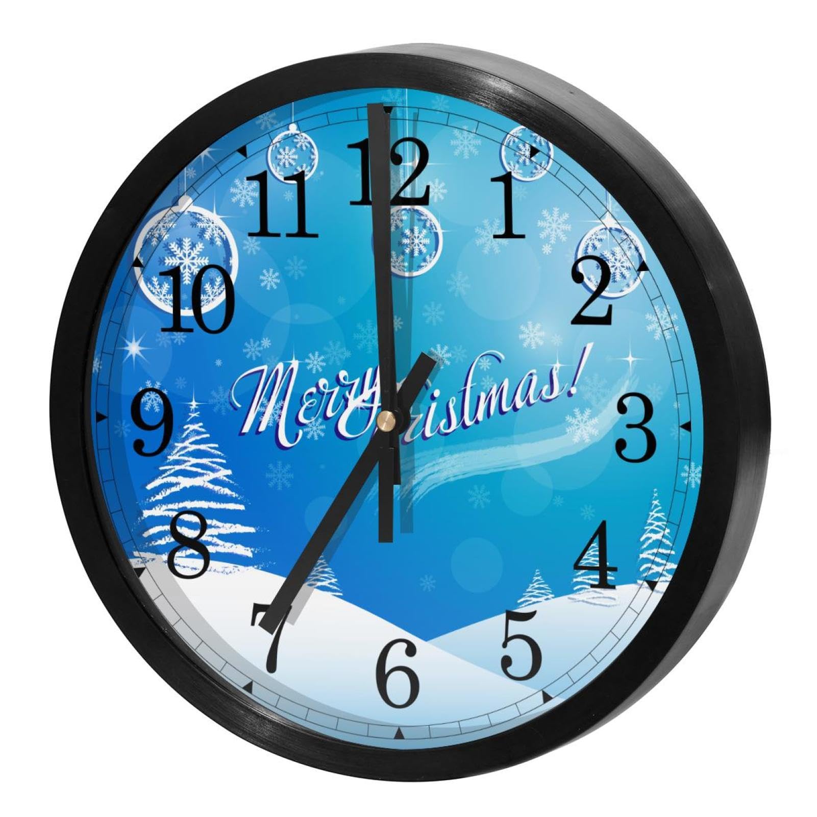 Horloge murale silencieuse anti tic-tac pour bureau et concentration