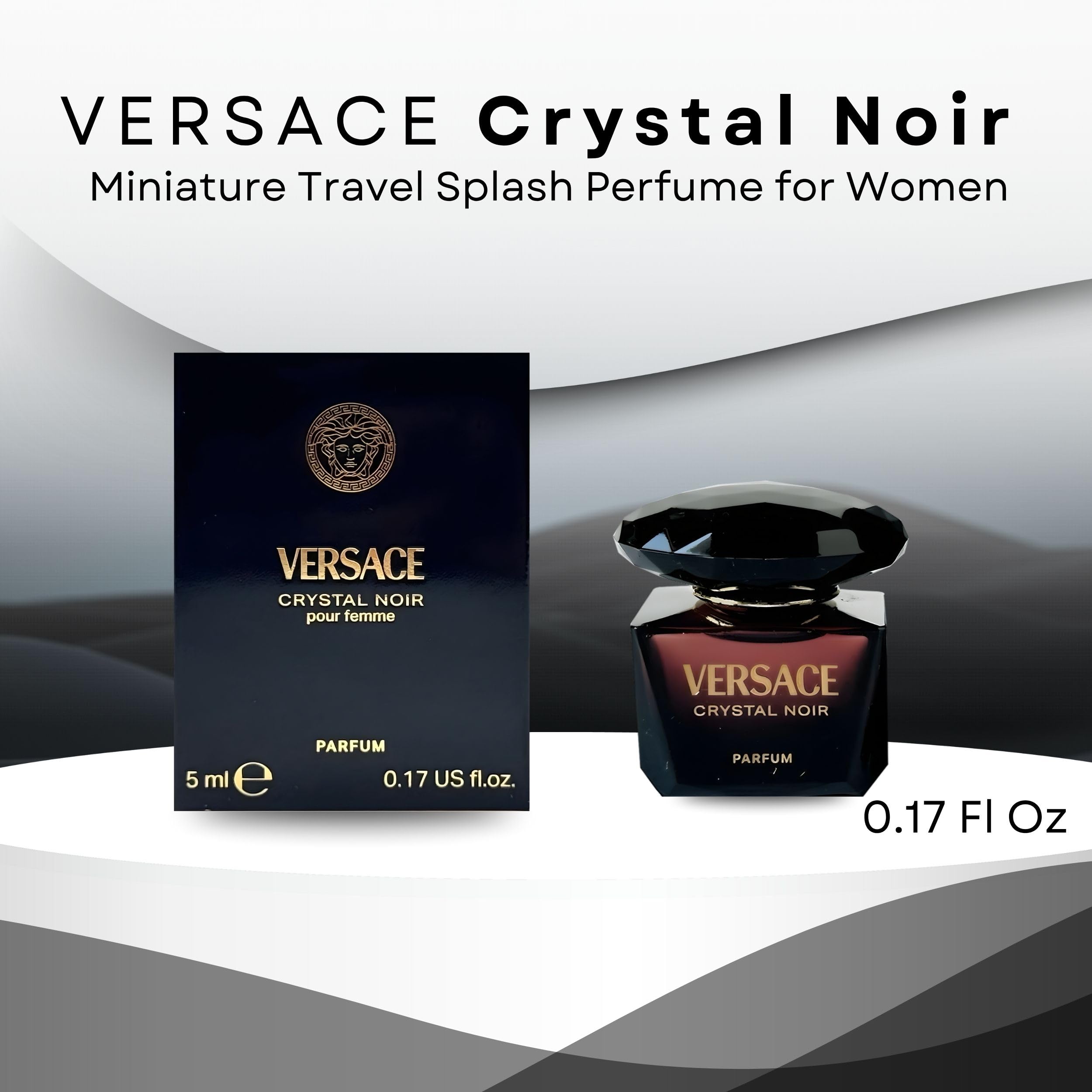 Amazon.com : Versace Crystal Noir Perfume for Women Mini Parfum