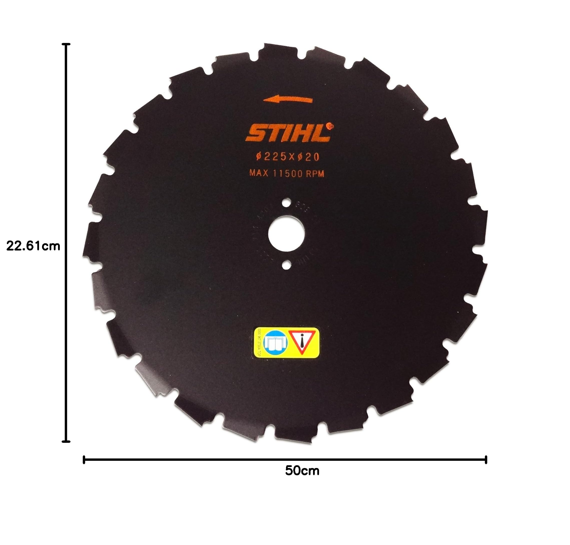 Stihl-Brushcutter - Lame de scie circulaire à dents de burin - 225 mm