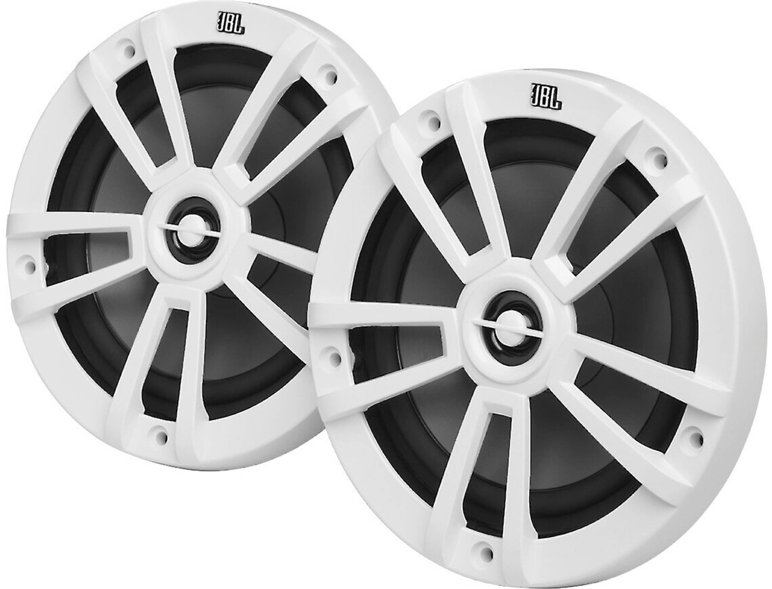 JBL Marine 6 1/2" (160 mm) Altavoces Barco Stage Impermeable - Altavoz Marino Dos vías y 180 vatios para Barcos o Jardin - Altavoces Exterior Resistente a los Rayos UV y al Agua Salada - Blanco