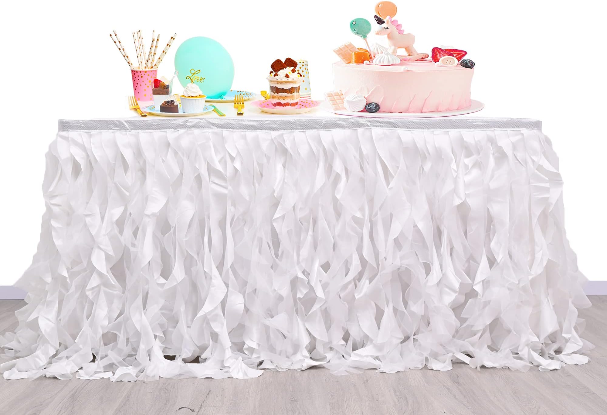 White table skirts
