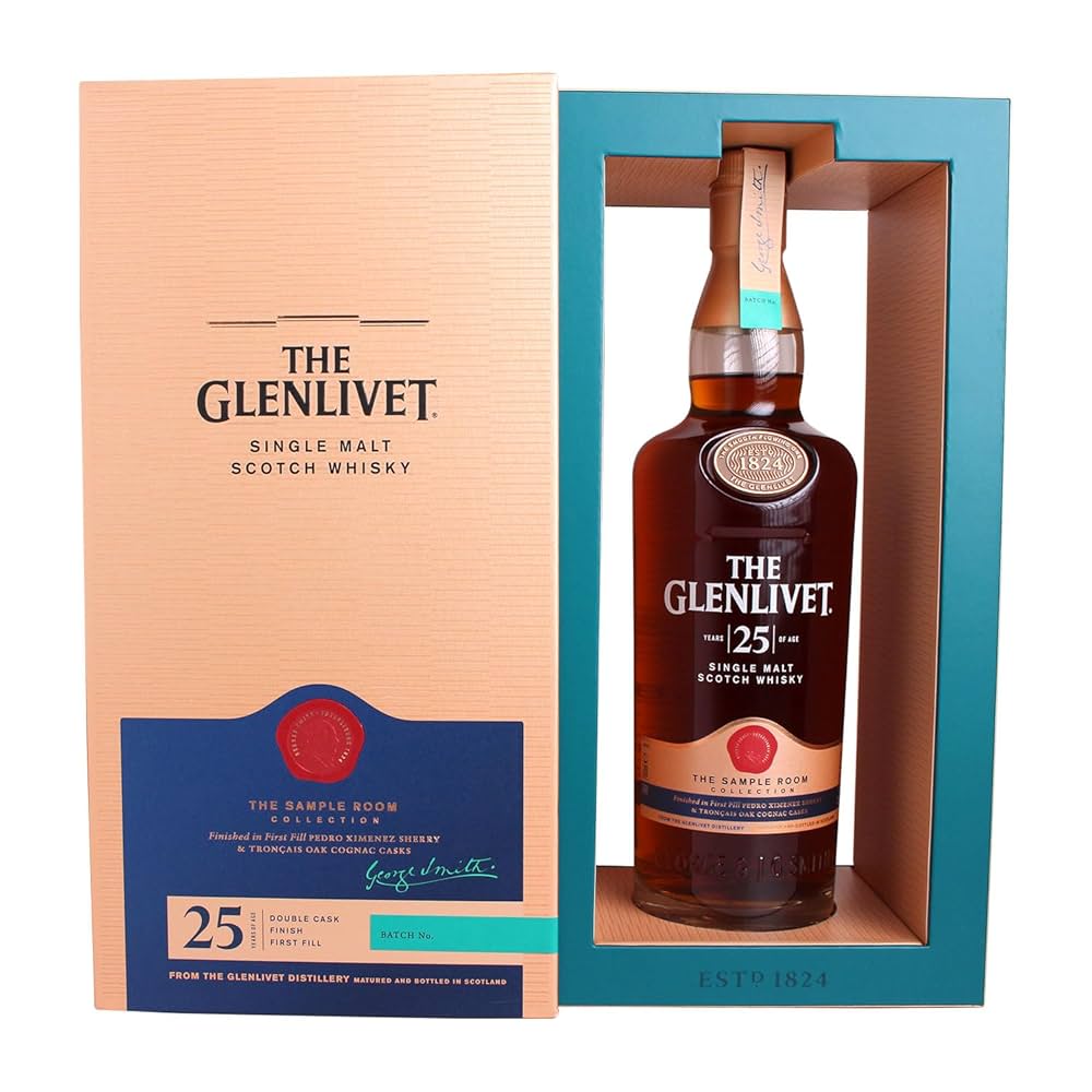 Amazon.co.jp: ザ・グレンリベット 25年 43% [ ウイスキー
