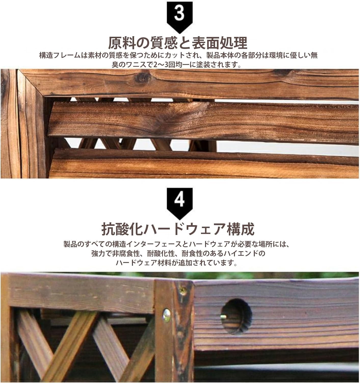 エアコン室外機カバー 防腐木材 室外機カバー エアコン 室外機カバー 室外機用エアコン保護カバー エアコン 【エアコンアウターカバーフラワースタンド】 カバー 