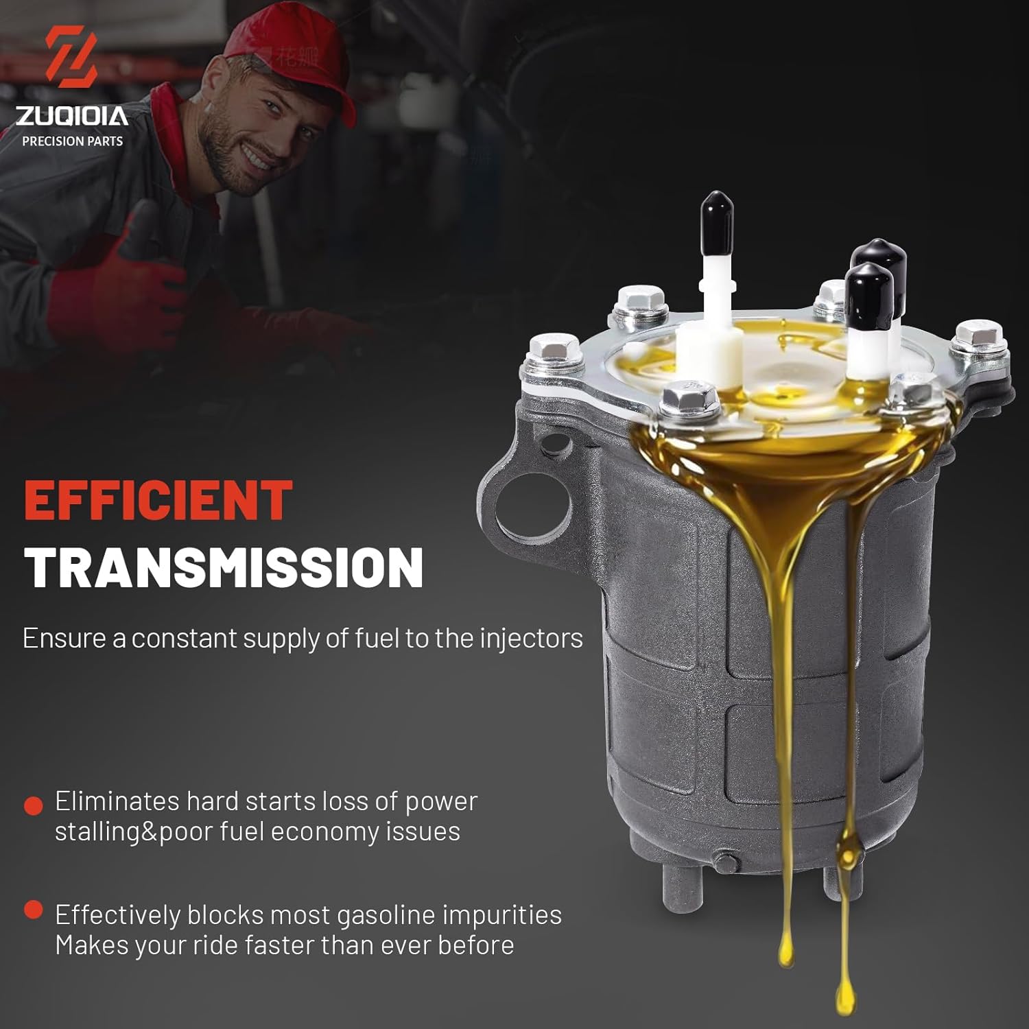 Fuel Pump Compatible with Honda ATV, Rancher 420, Foreman 500, TRX420, TRX500, TRX700XX 2007-2014, Replace# 16700-HP5-602