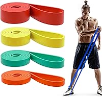 Vista 19 de Pull Up Bands, Resistance Bands, Pull Up Assistance Bands Set for Men & Women, Exercise Workout Bands for Working Out, Body Stretching, Physical Rojo