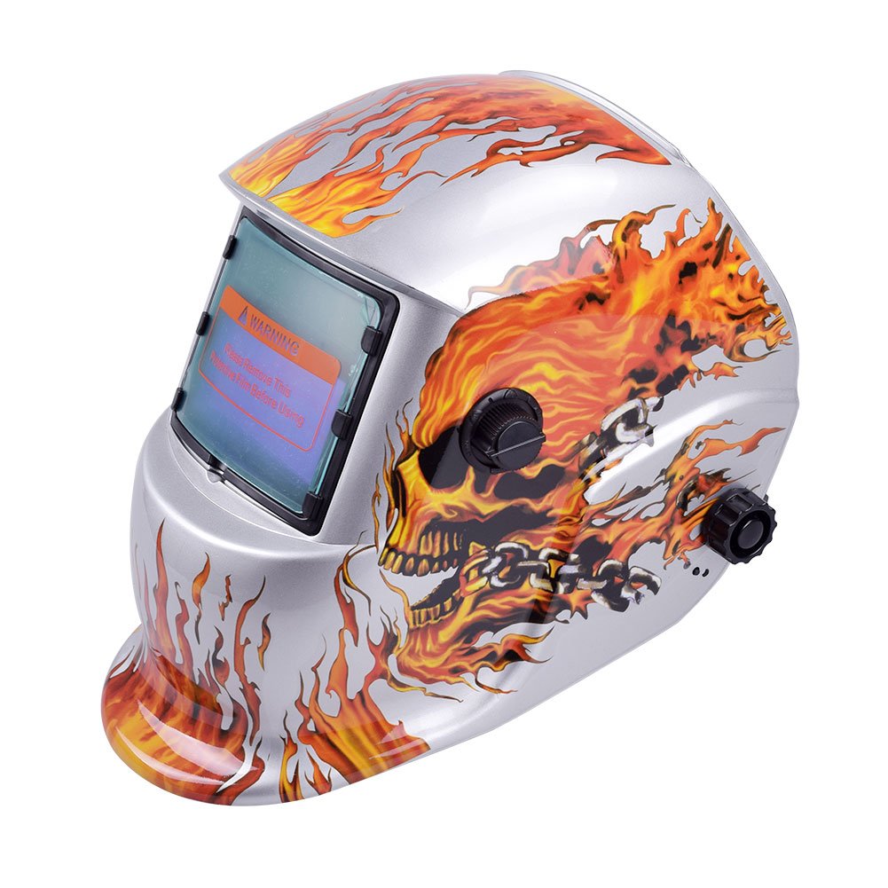 Máscara de soldadura, casco de soldadura, máscara de soldador, casco de soldadura máscara de soldadura eléctrica casco oscurecimiento automático lente de soldadura ajustable soldadura electricista equ