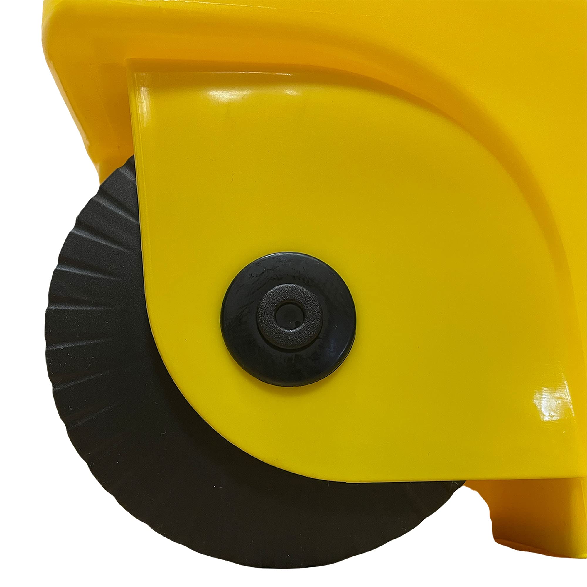Wellhome ricicla contenitore 110 l, chiuso con coperchio, ideale per il riciclaggio di plastica, con ruote + sacchi di immondizia 3X 10 unità 42x57x88
