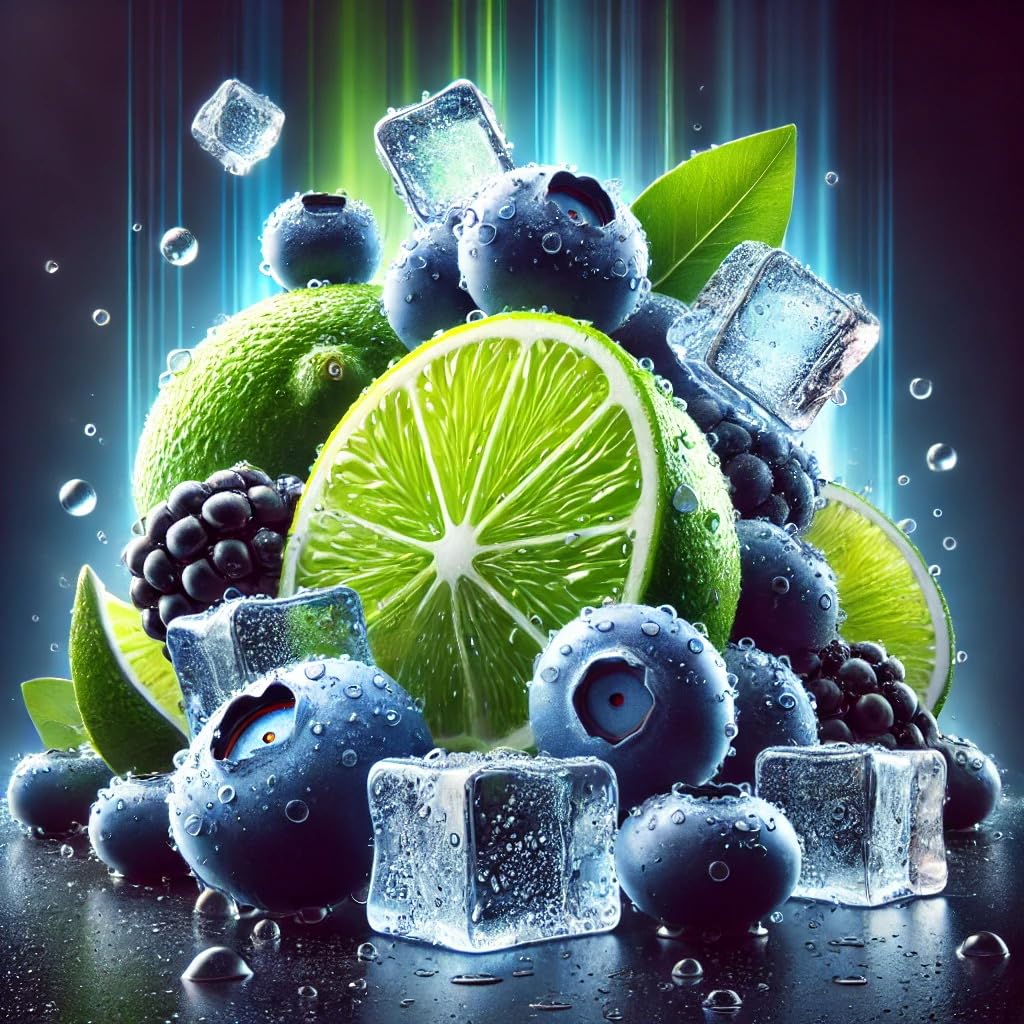 Blueberry Lime Ice - arándano lima Ice aroma concentrado - Vegano - Sasami - 100ml