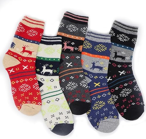 Miniatura 8 de YQHMT Calcetines de lana para mujer, regalos de invierno, cálidos, gruesos, térmicos, vintage, suaves, calcetines para calcetines, regalo de Navidad