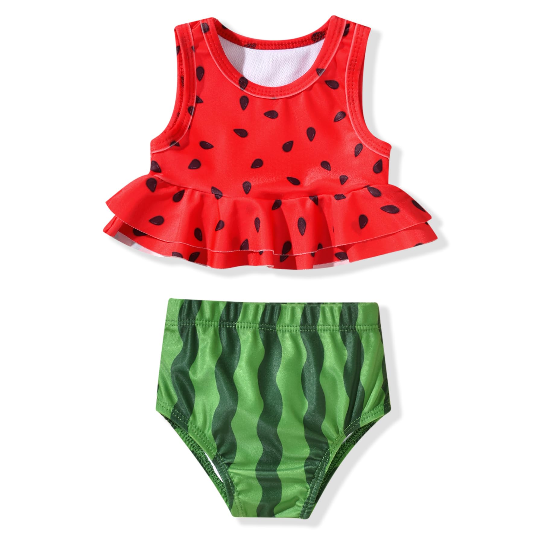 Toddler Baby Girl Bathing Suit Two Piece Swimsuit Bikini Beach Wear
