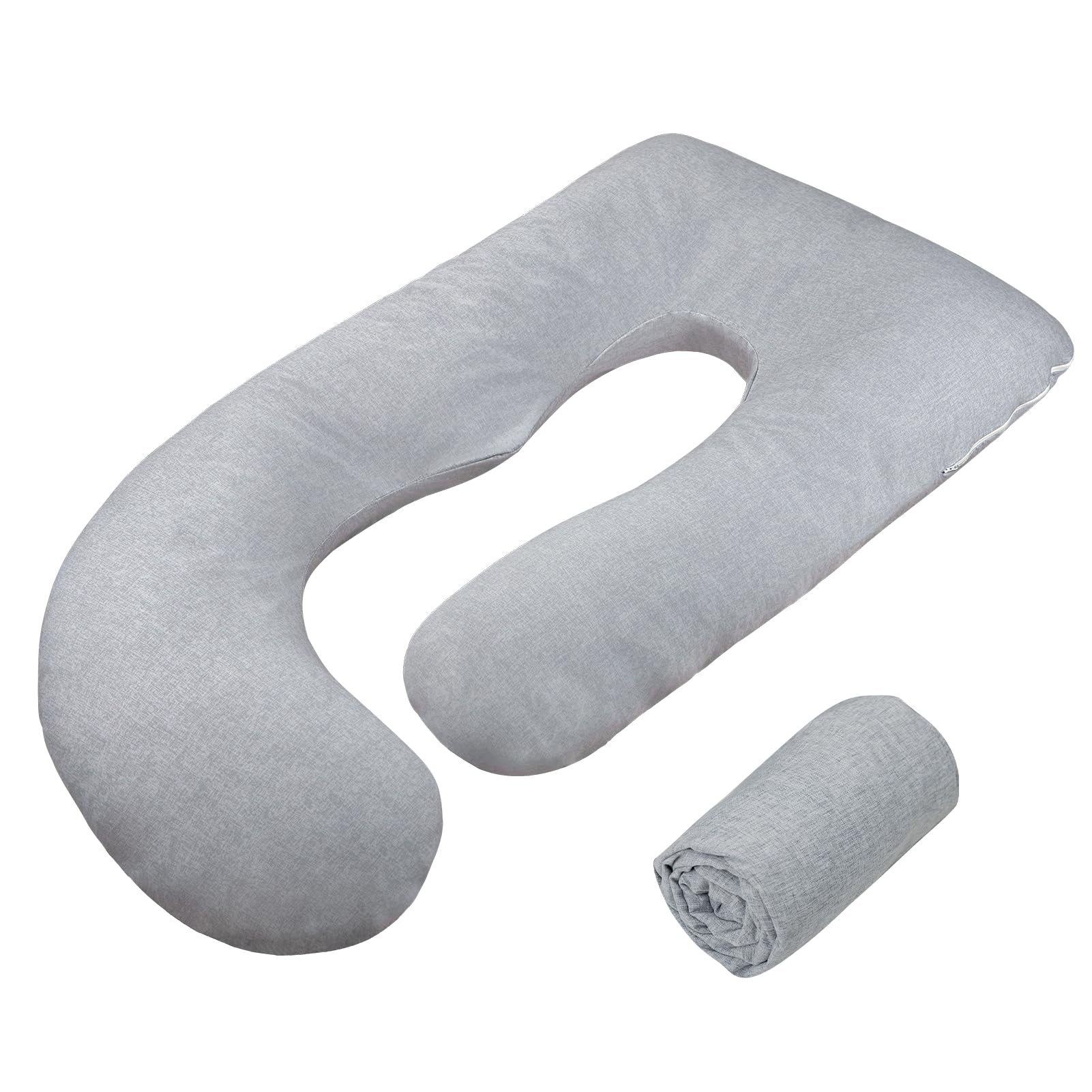 TANOFAR Pregnancy Pillow Cover J Shaped(ONLY Pillowcase) - maternity pillows | Mubboo