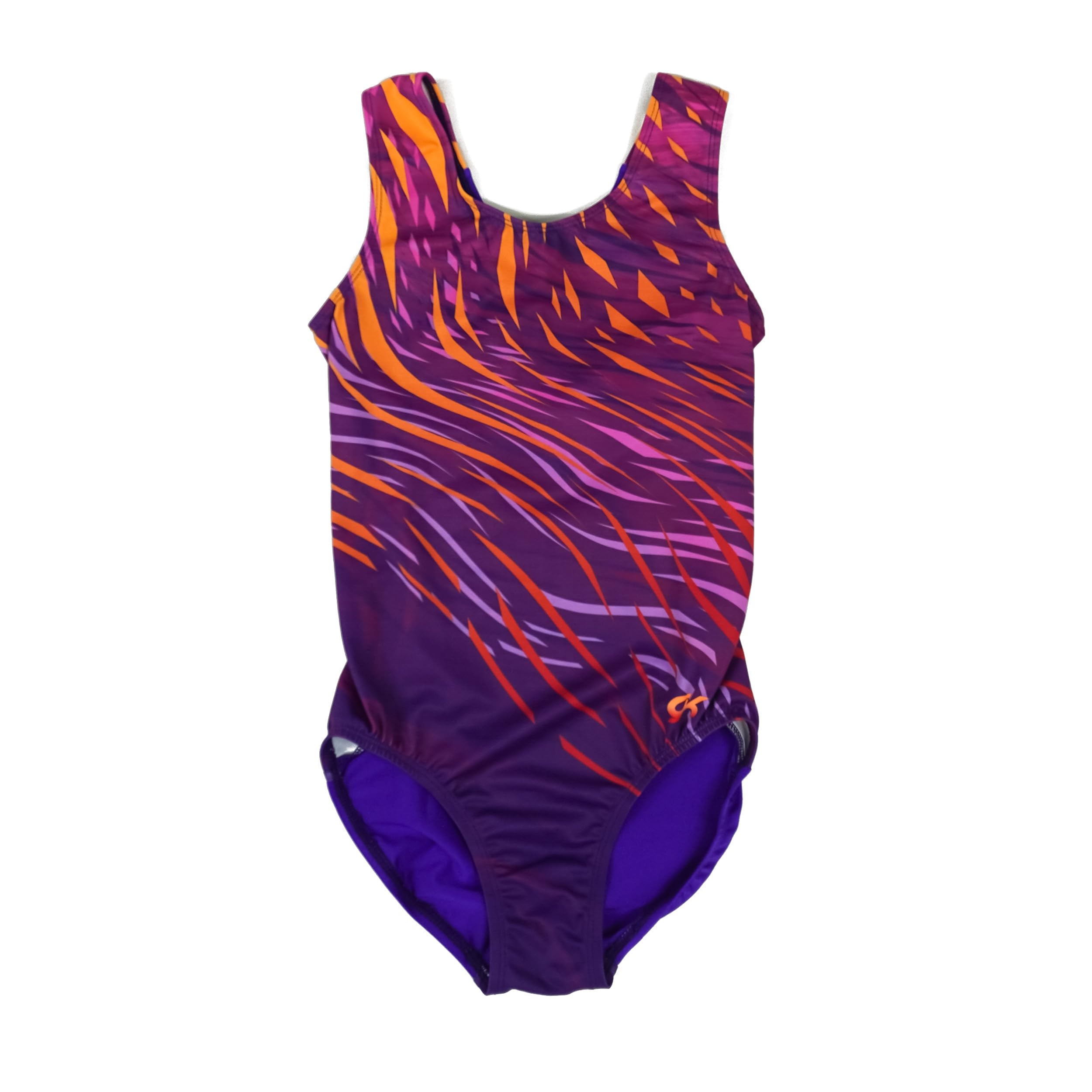 GK Girls Gymnastics Leotard | Pink and Purple Sassy Safari Gym Leo for Girls