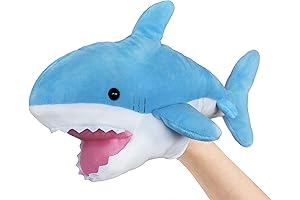 Plush Blue Shark Hand Puppet