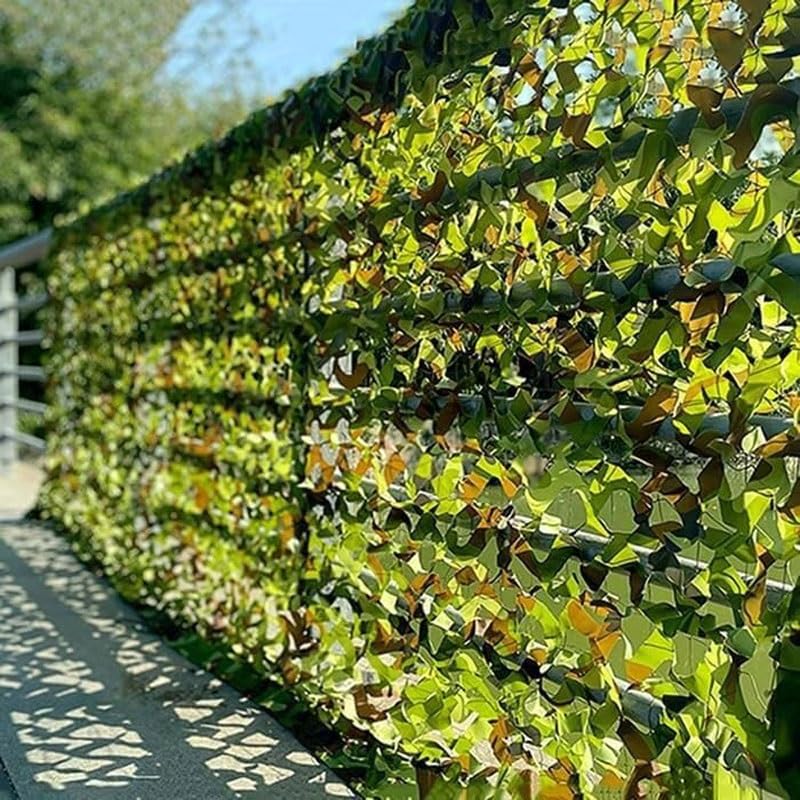 Red de camuflaje y sombra 2x5m para jardín e invernadero 3