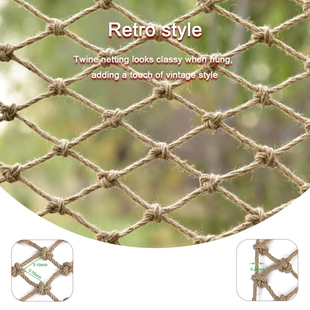 Ficelle de jute naturelle pour décoration intérieure et extérieure, décoration murale, travaux manuels, projets de peinture, décoration de fête et de bar, style librairie, polyvalent et respectueux de