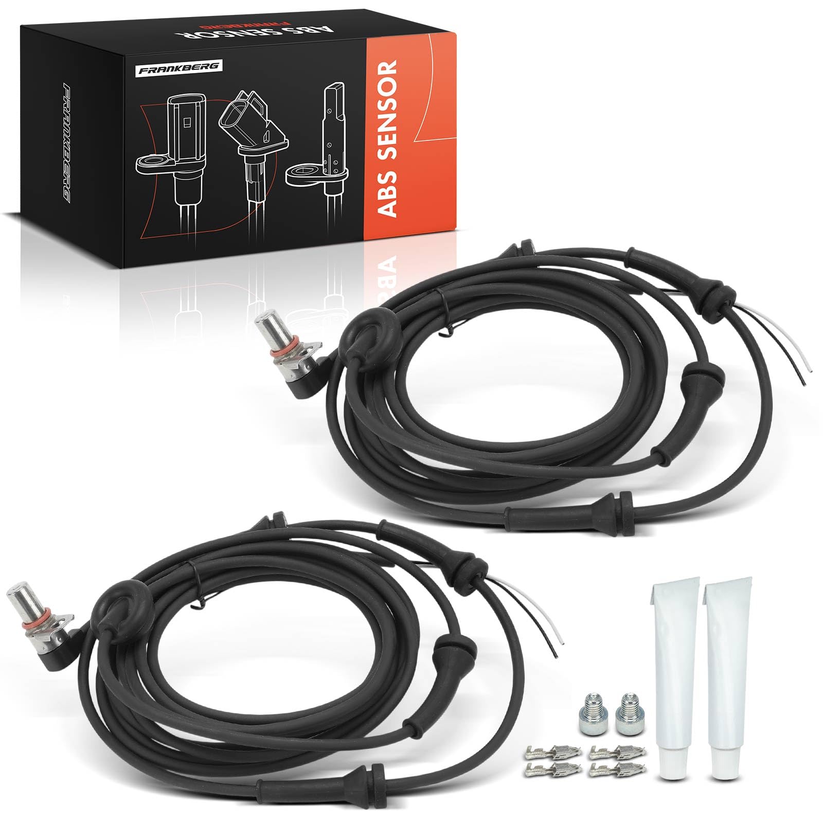 Frankberg 2 sensori di velocità ABS a 2 Poli SSW500020 30778 | Compatibile con: Discovery II L318