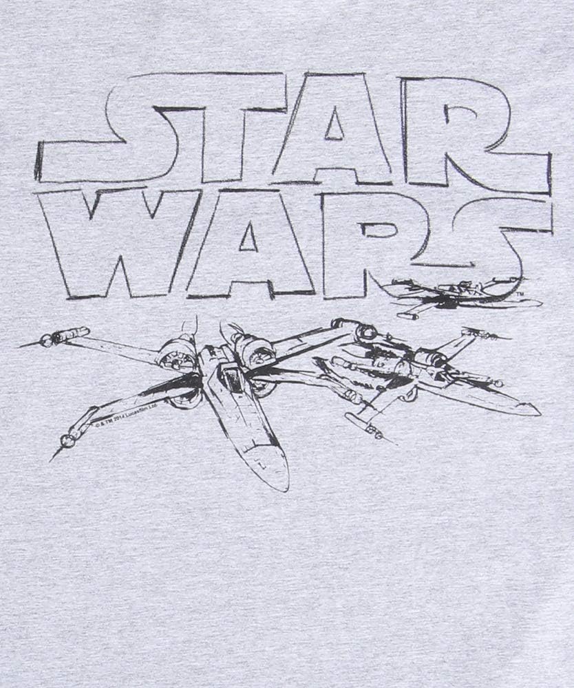 Junk Food Star Wars Adult Heather Gray T-Shirt