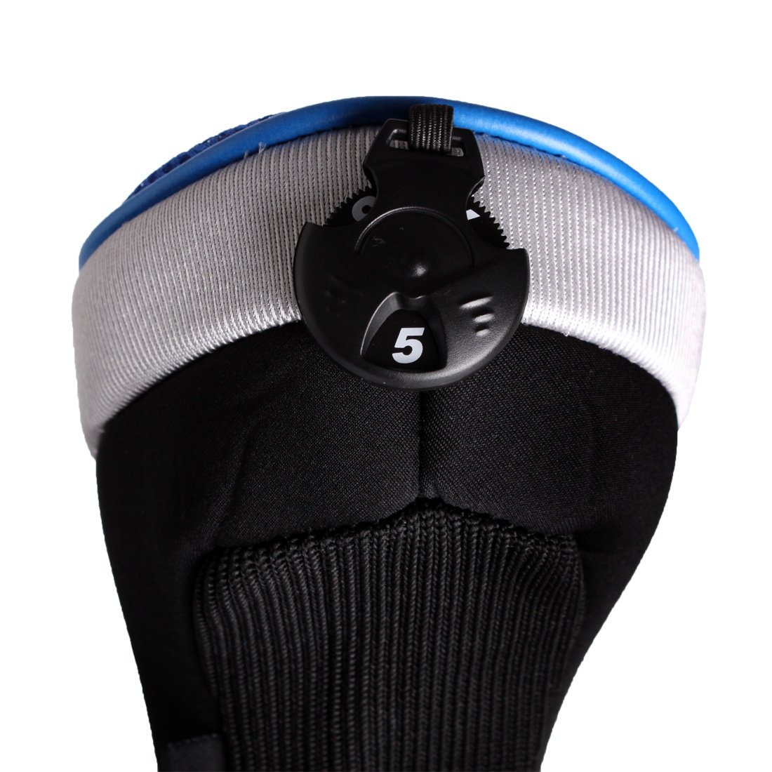 Andux Coperture ibride della testa del club di golf del collo lungo con il quadrante no. Tag CTMT-02 3 pz, Blu