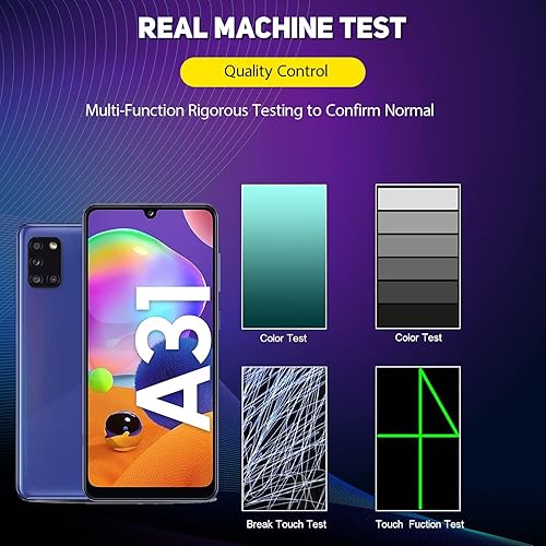 Miniatura 4 de Pantalla OLED para Samsung Galaxy A31 Reemplazo de pantalla para Samsung A31 A135 SM-A315F SM-A315F/DS SM-A315G/DS Pantalla táctil LCD Digitalizador