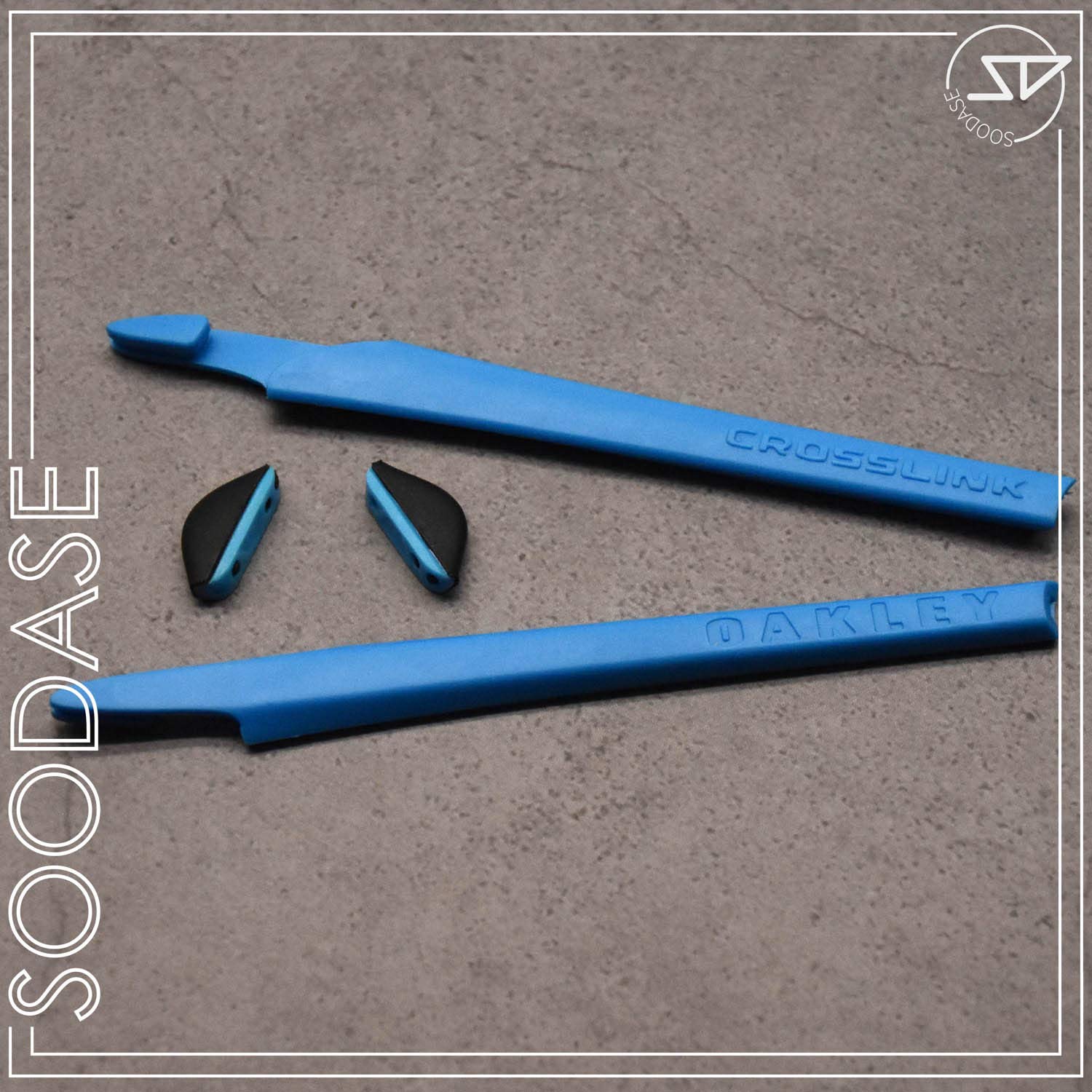 4 coppie Kit gommini di ricambio in silicone Per Oakley Crosslink Occhiali da sole