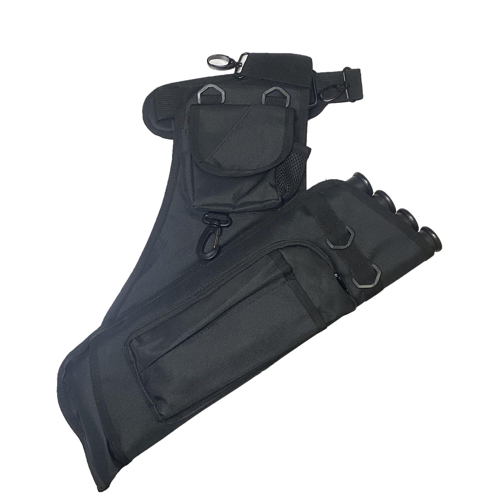 ARusyna Archery Hip Quiver for Arrows with 4 Arrow Tubes Arrow Holder, Pockets for Accessories and Waist Belt