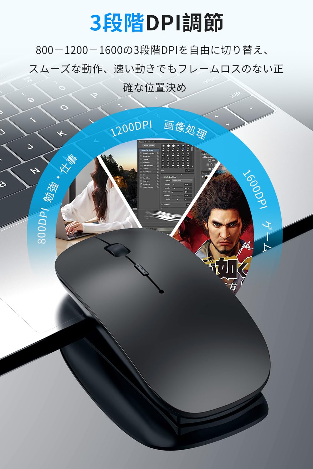 Amazon.co.jp: Industry-leading Type-C & USB-A Compatible Mouse