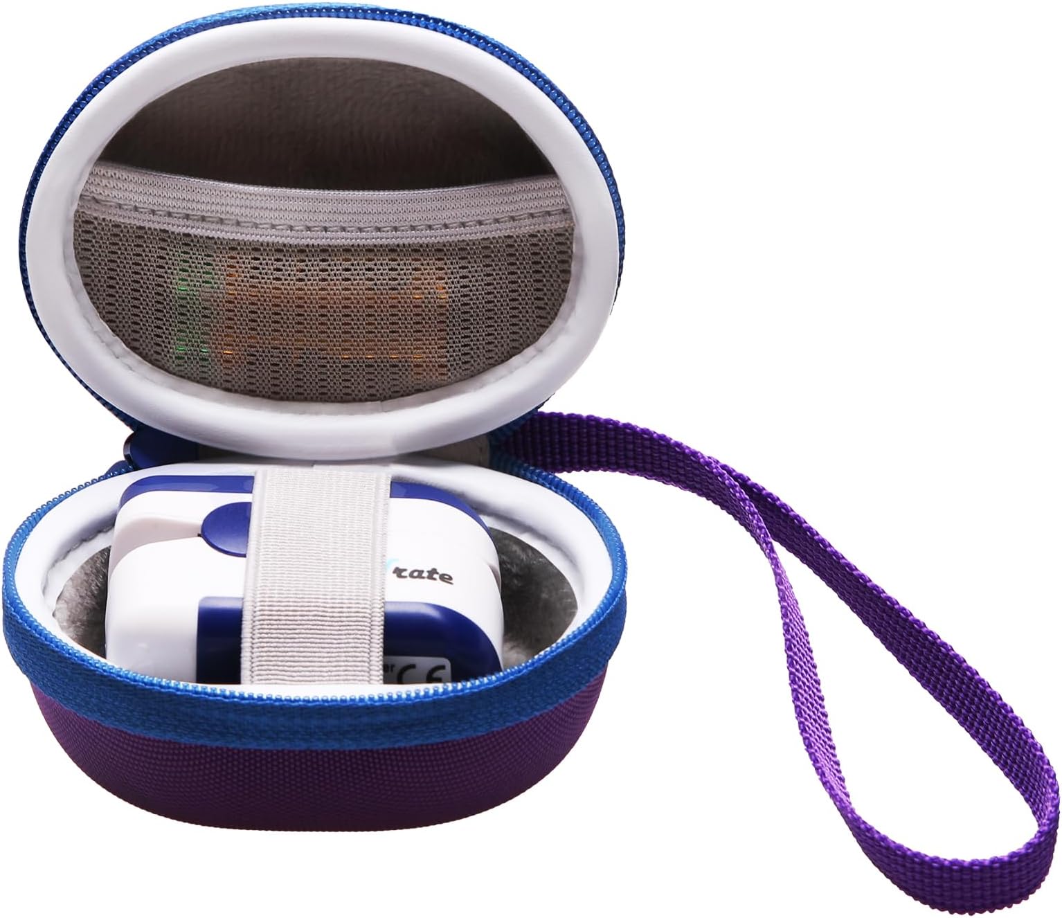 Fingertip Pulse Oximeter Case, Portable Blood Oxygen Oximeter Storage Case (Case Only) - Purple