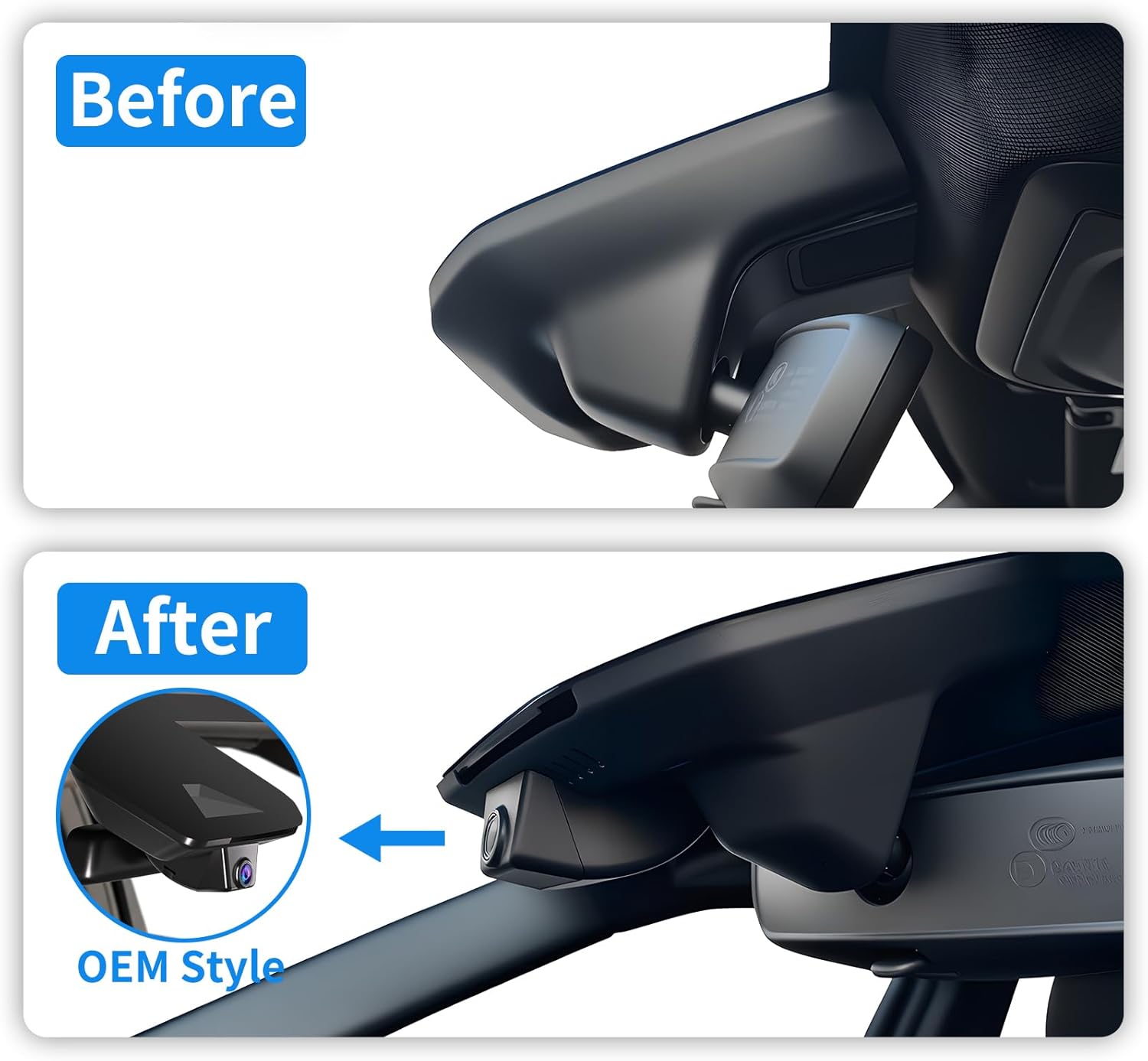 4K Dash Cam for Jeep Wagoneer/Grand Wagoneer L S 2022-2026,Grand Cherokee 2022-2026 OEM-Look,Loop-Recording,2160P Video,WiFi & APP,64GB Card