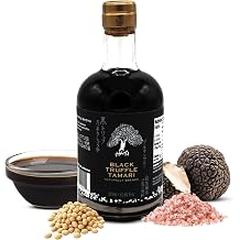 HAKU Black Truffle Tamari Naturally Brewed Aged 2 Years, 12.68 Oz 375 ml - Traditional Gourmet Dipping Sauce & Marinade for Sushi, Meat, Rice, Stir Fry, Asian Cuisines