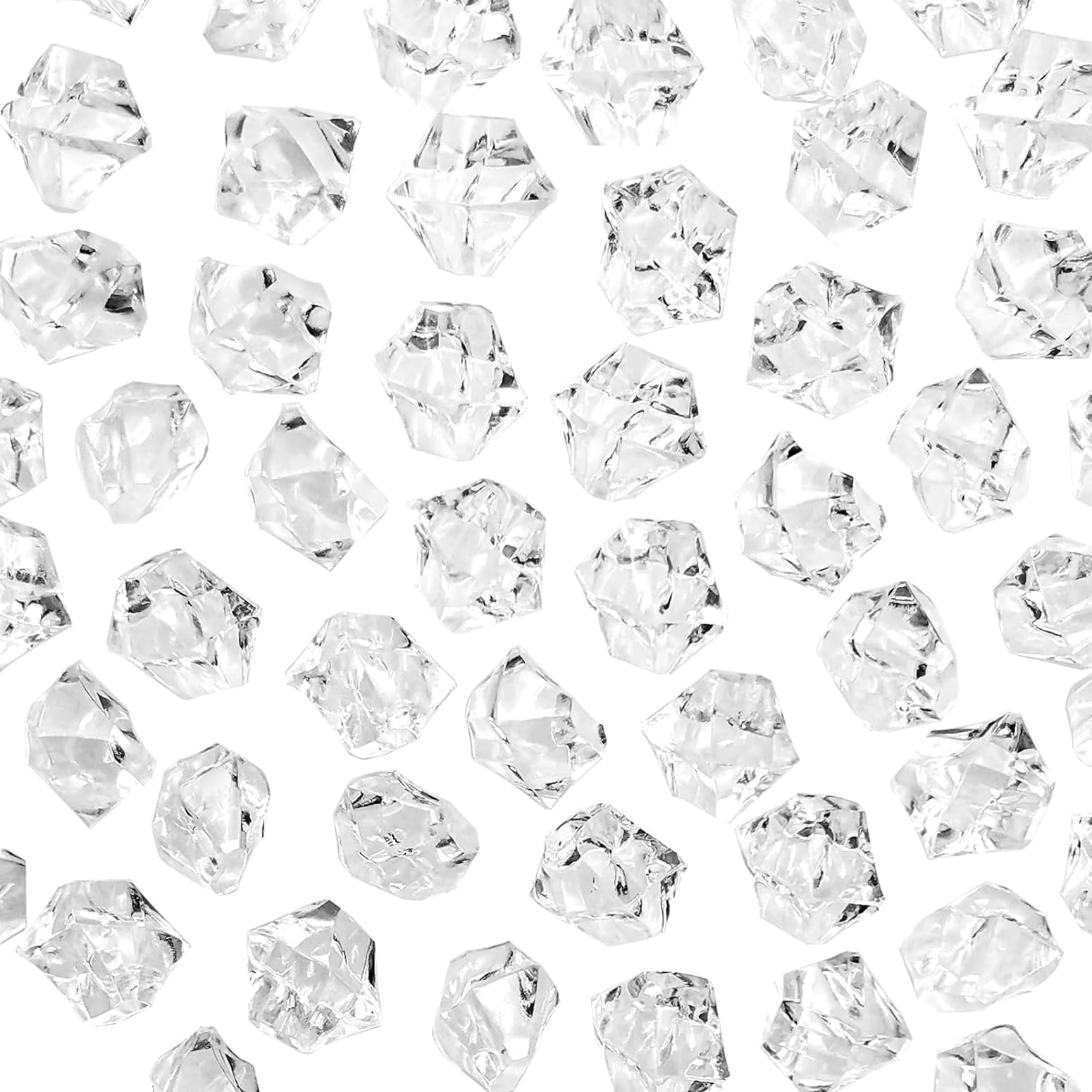 Lyfjxx Nan Reusable Fake Ice Cubes For Photography Accessories Props Decoration For Wedding Decor Photography Props Vase Fillers