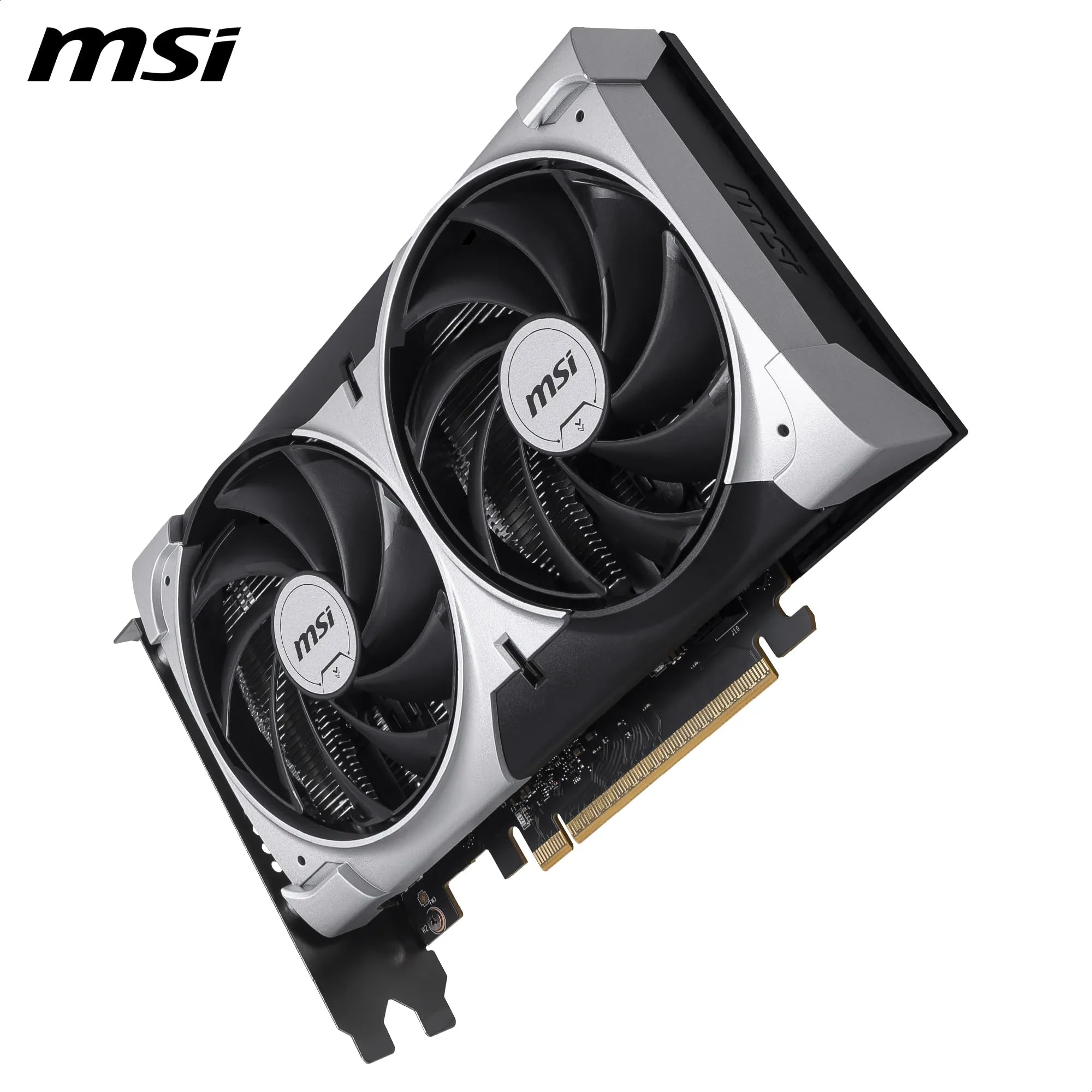 MSI Karta graficzna GeForce RTX 5050 8G VENTUS 2X OC - GPU RTX 5050, 8 GB GDDR6 (20 Gb/s/128-bit), PCIe 5.0 - podwójny wentylator konstrukcja termiczna (2 x wentylator TORX 5.0) - HDMI 2.1b