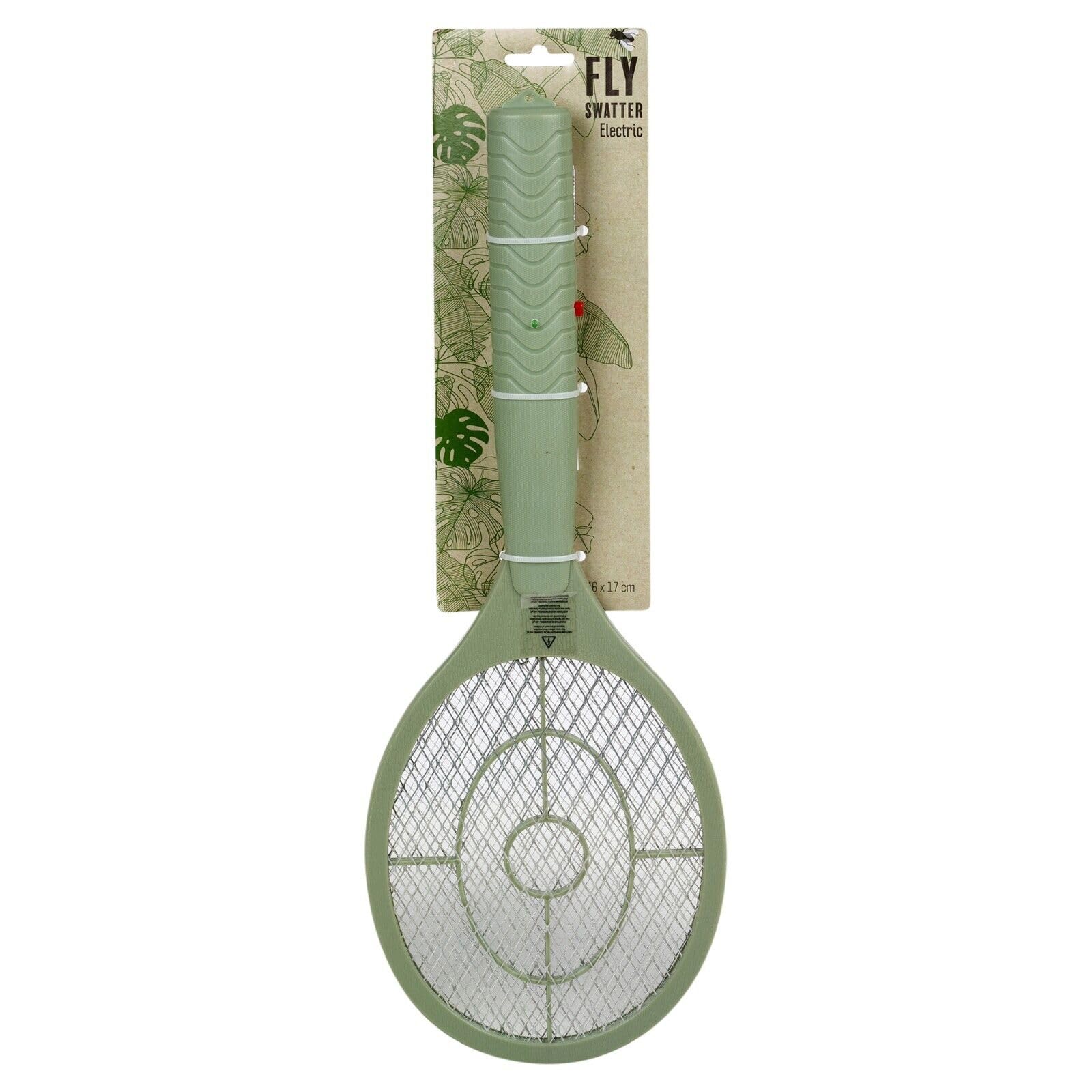URBNLIVING Electric Fly Zapper Racquet Insect Wasp Mosquitoes Pest Squatter Killer Catcher (1 Racket)