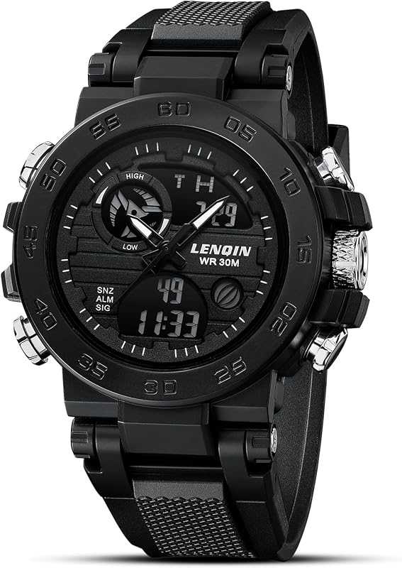 Relojes para hombre Reloj militar digital para hombres Cronómetro