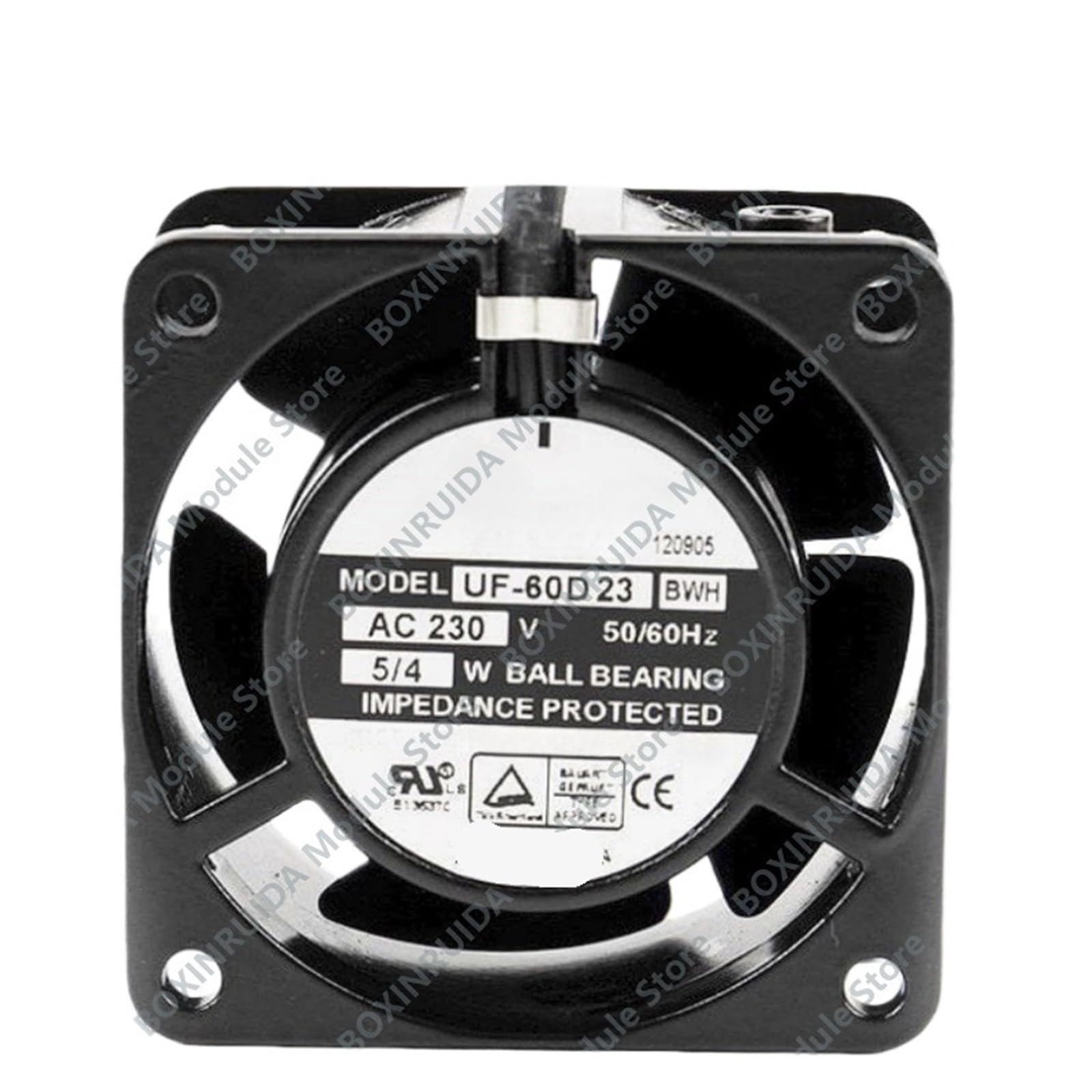 Ventilateur d'armoire UF-60D23BWH évite la surchauffe grâce au roulement à billes robuste