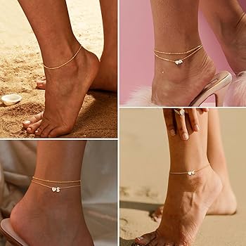 Cavigliera Donna Regolabile 22-27cm - Oro, Argento O Rosa, Acciaio Inox Impermeabile, Con Monete - Foto 9