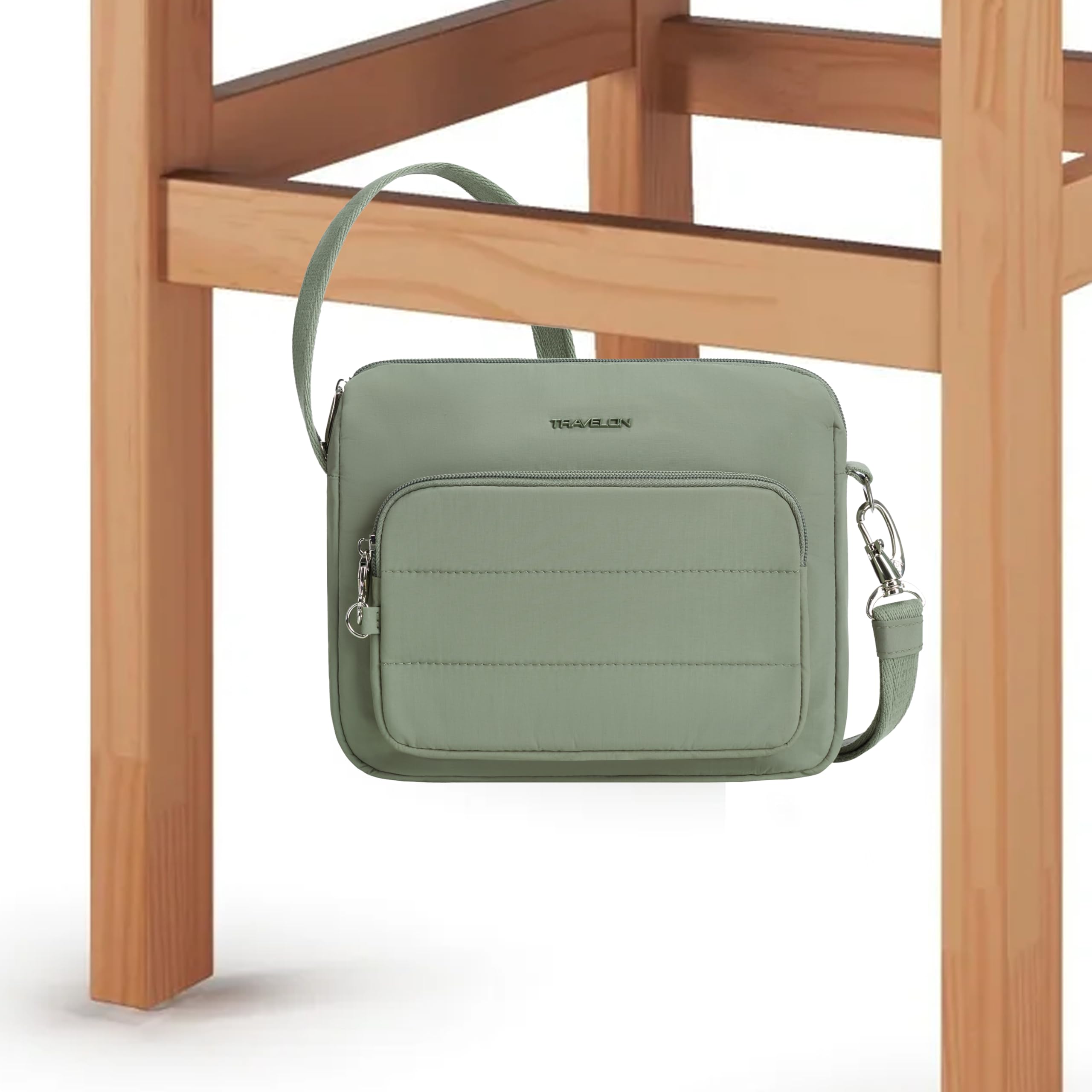 Travelon - Travelon Anti-theft Roam East/West Crossbody, Borsa a tracolla Unisex - Adulto