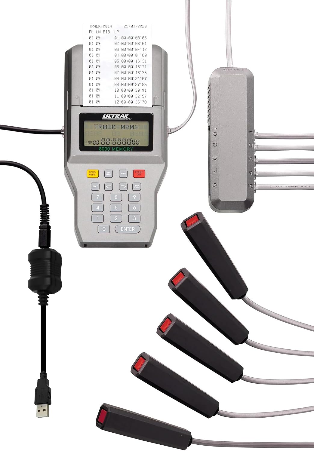 Ultrak L20 Multi-Lane Timer (8 Button Set)