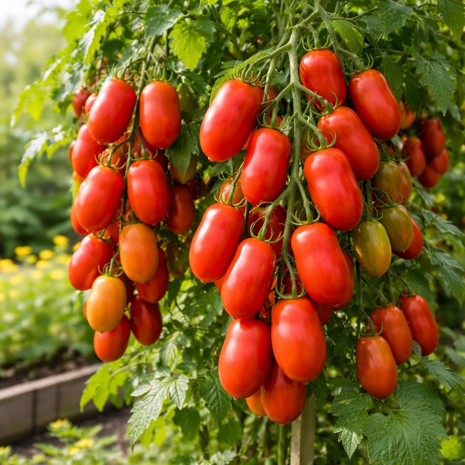 Granadero Roma Tomato Live Plants for Growing - Approx 4-6 Inches Tall to Grow, Garden or Container (4 Plants)