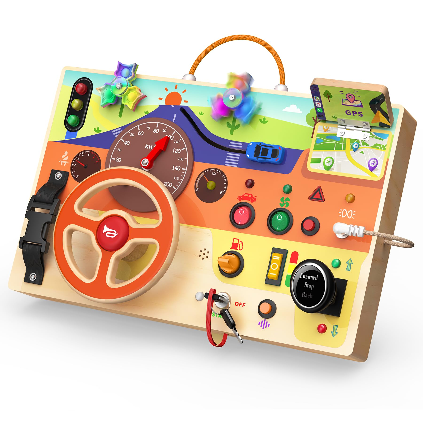 flycoost Steering Wheel Busy Board