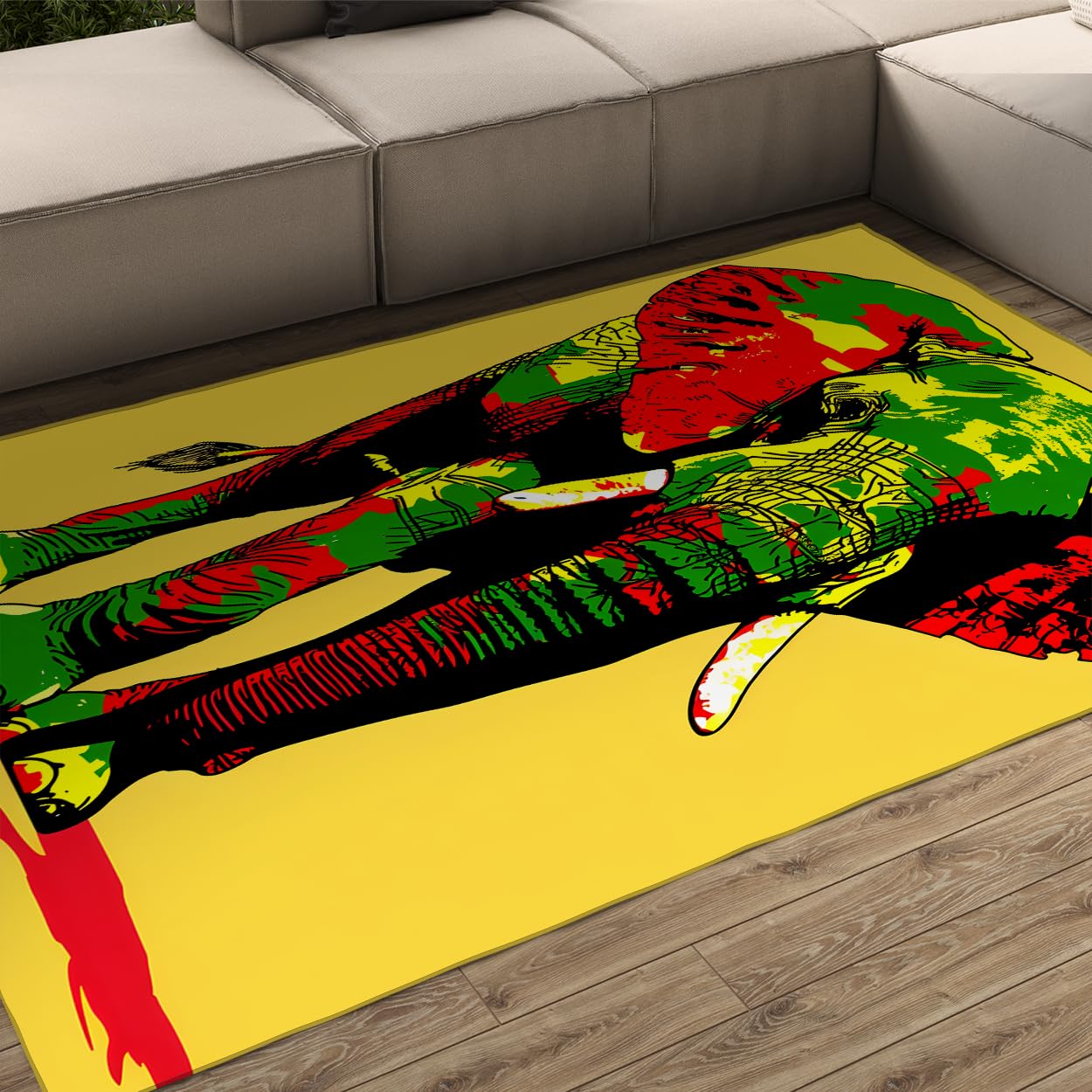 Tapis Pop Art 80x120cm avec envers antidérapant haute sécurité
