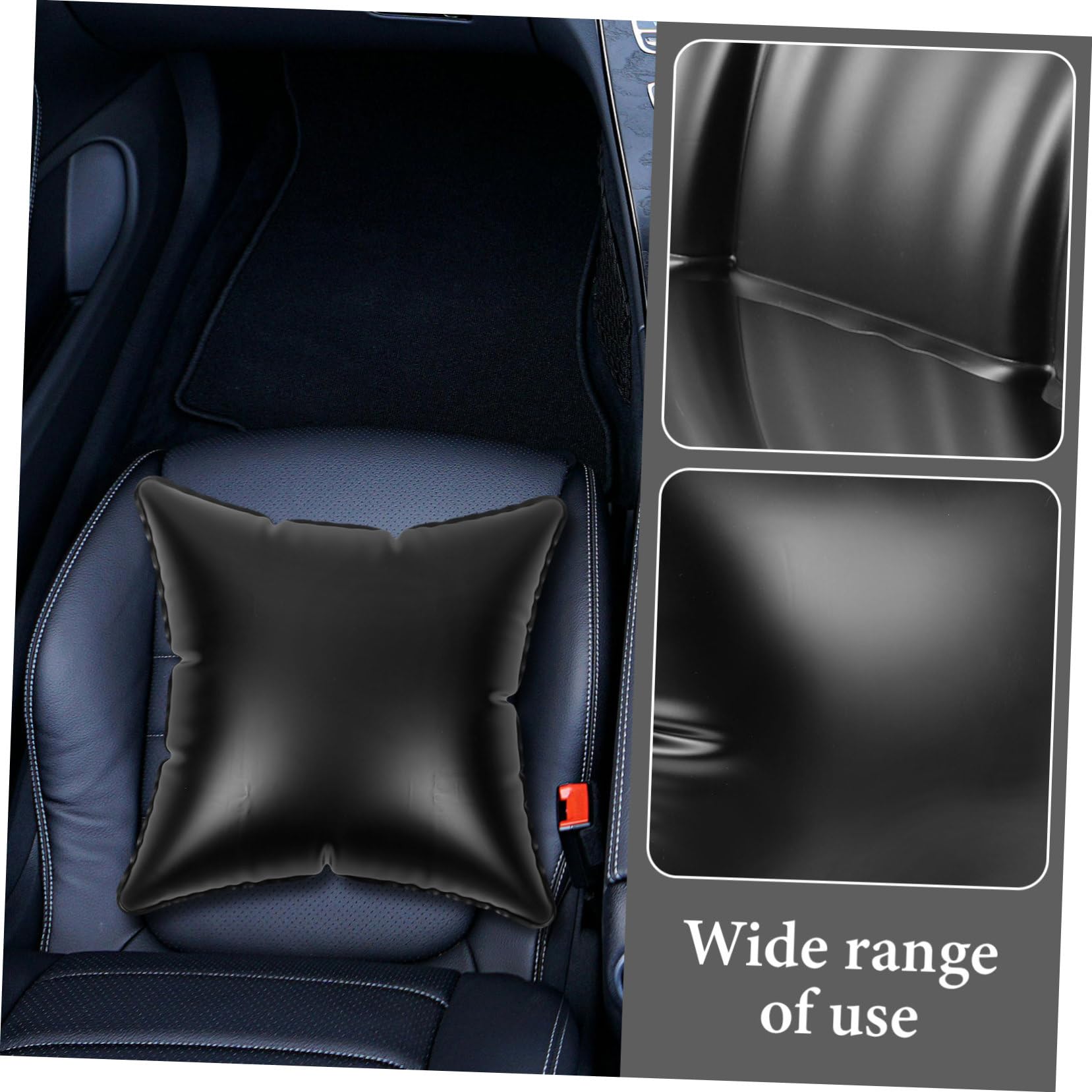 Cabilock 4piezas Cojín Inflable De Camping y Viaje Almohada Hinchable Portátil para Uso Automóvil Material Resistente y Fácil De Limpiar Diseño Compacto y Ligero para Al Aire