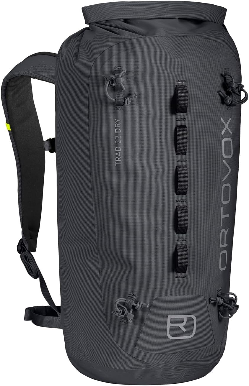 ORTOVOX Trad 22 Dry Sports backpack Men, Black Steel (Black), 22, Casual