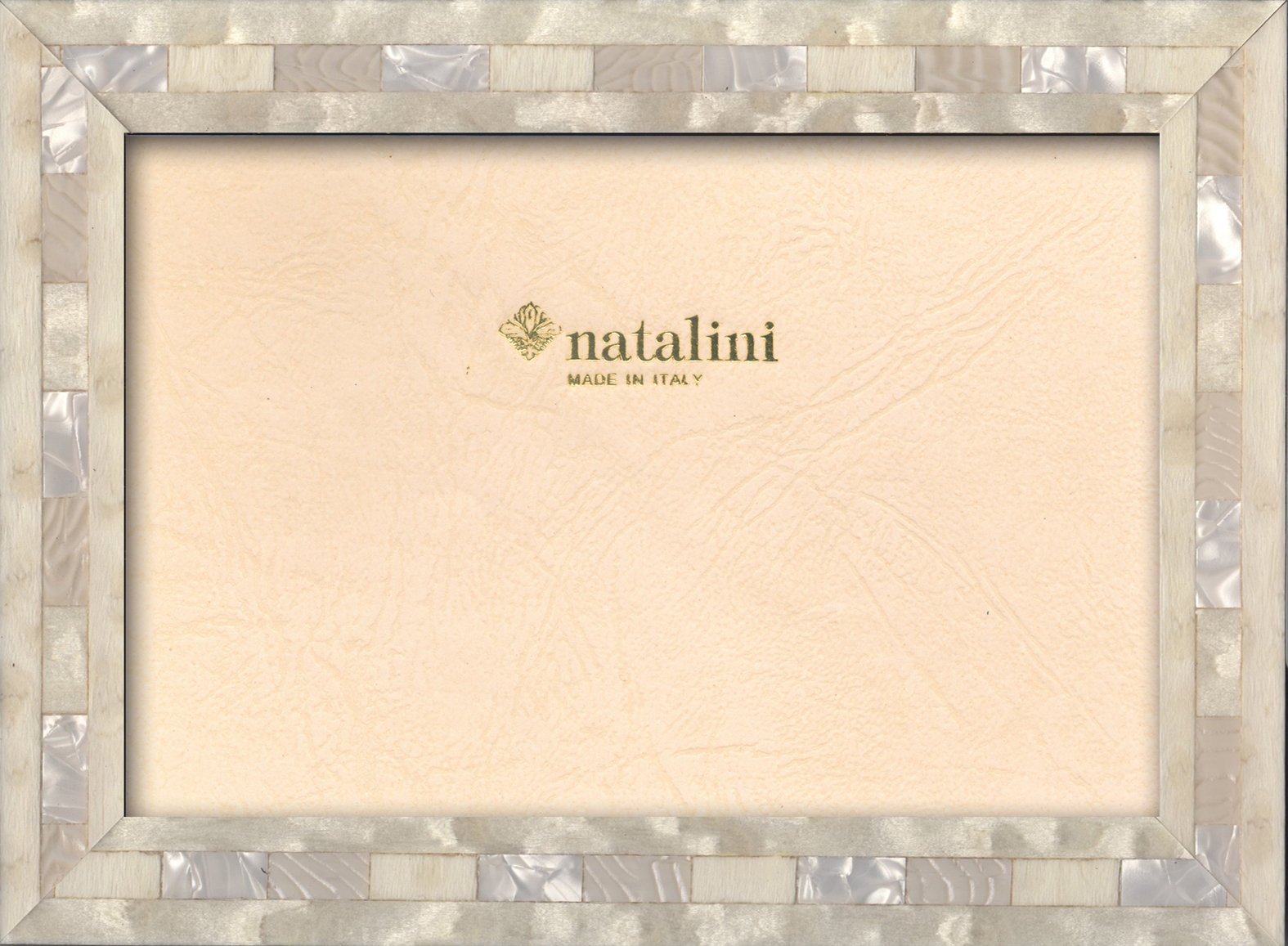 Natalini ERIS Cornice Da Appoggio In Legno Beige – Per Foto 10x15 Cm – Made In Italy – Finitura Lucida