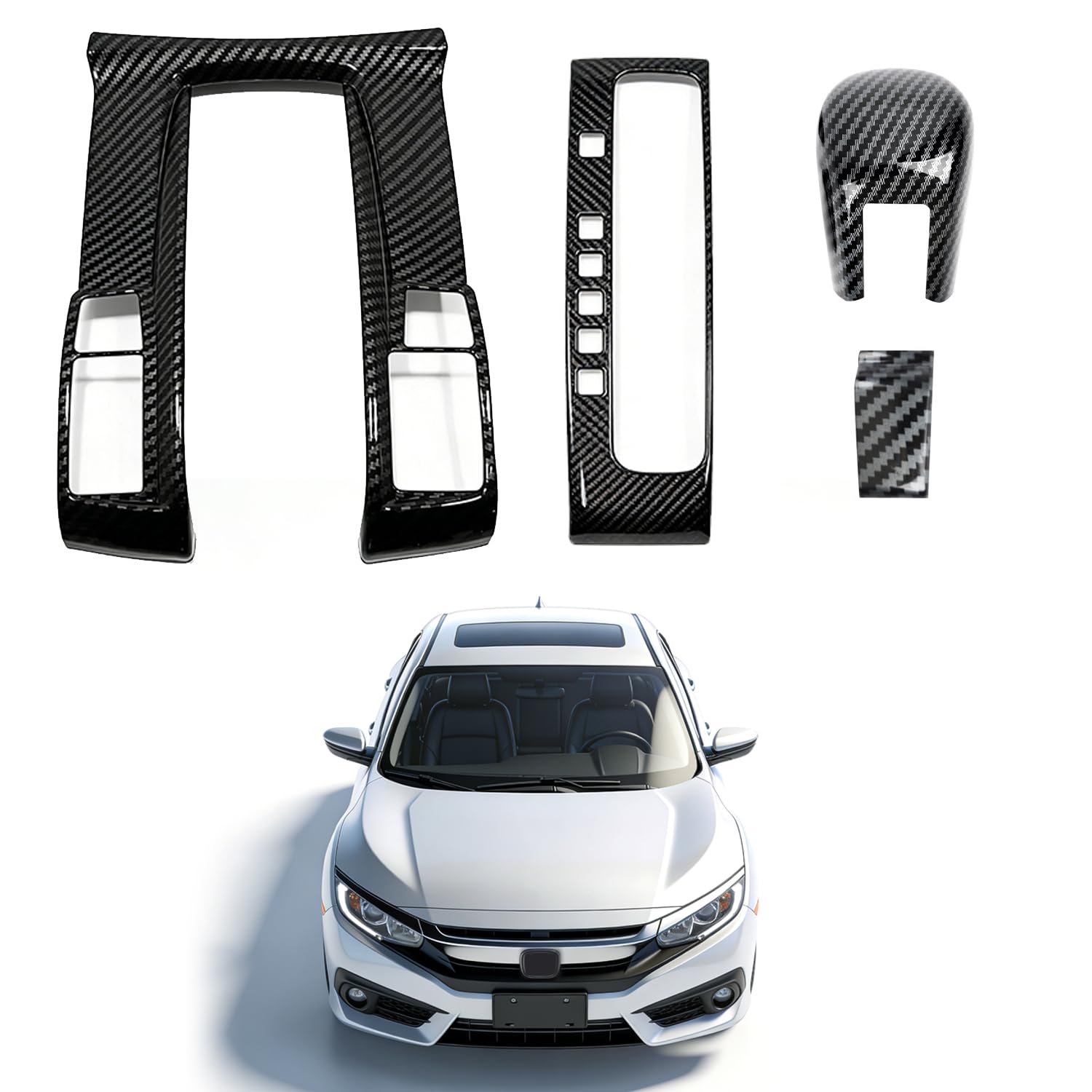 Amazon.com: FQMY Car Center Console Gear Shift Box Panel Cover