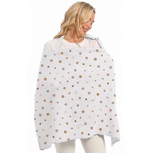 Miniatura 10 de Wimst - Funda de muselina para lactancia materna, suave y transpirable, con aro rígido para delantal de lactancia (salvia)