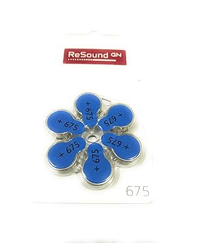 Resound GN Hearing Aid Battery size 675