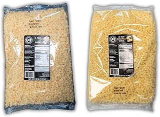 Bearded Butchers High-Temp Pepper Jack & Mozzarella Cheese, Pack of 2 (2.5 lb Bags Each) – 5 lbs Total, Shelf-Stable 1/4-Inch Cubes for Up to 25 lbs of Meat Per Bag, 400°F High-Temperature Cheese – Perfect for Spicy Sausages, Brats, Burgers, and More