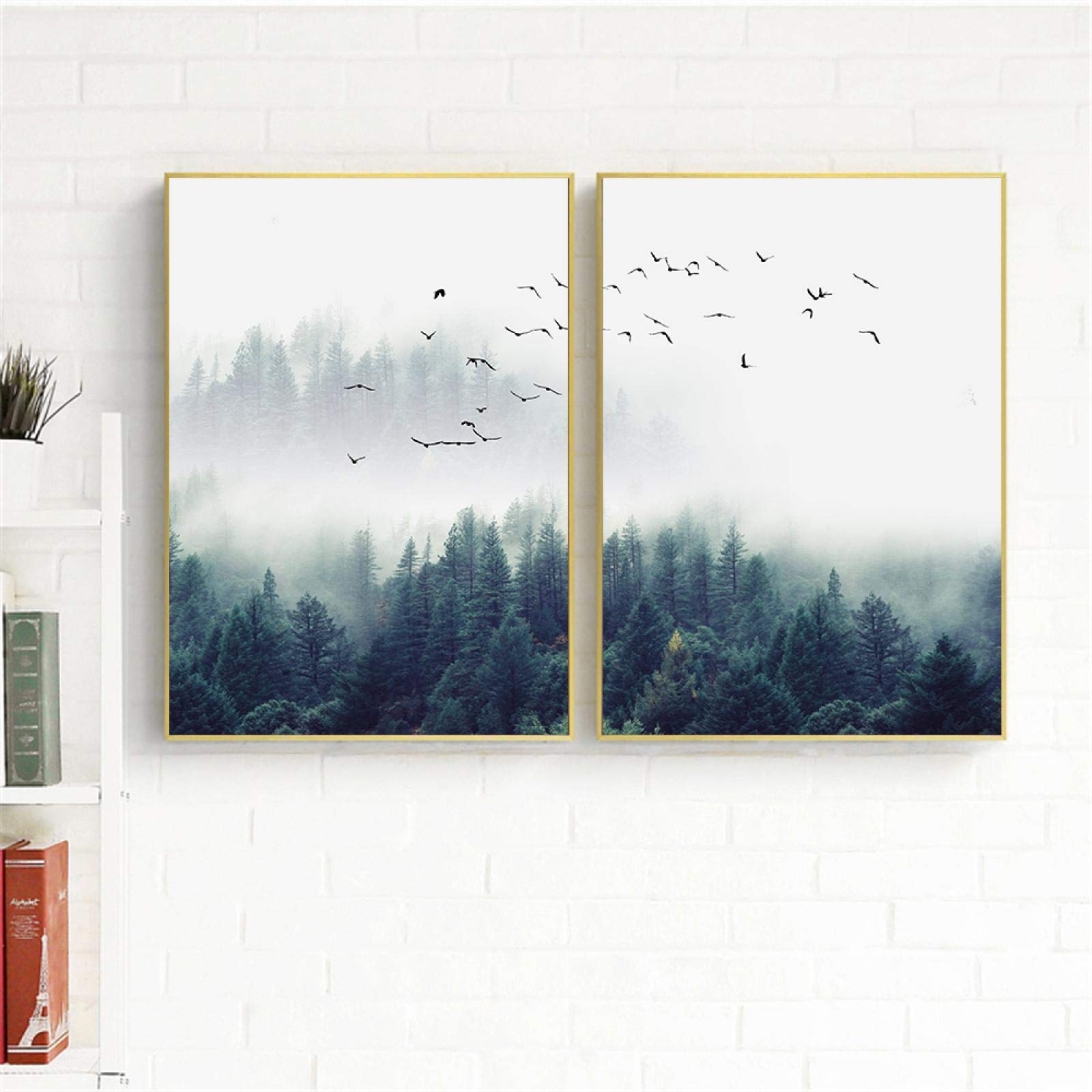 Schilderij Natuur Groen Bos 160 x 90 cm - Uw Huis Inrichting | Canvas Schilderijen & Moderne Tapijten