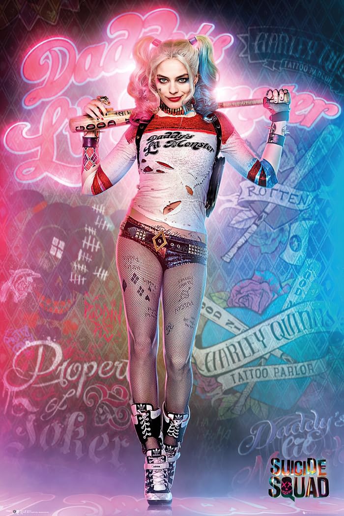 Close Up Suicide Squad Poster - Harley Quinn Stand (61cm x 91,5cm)