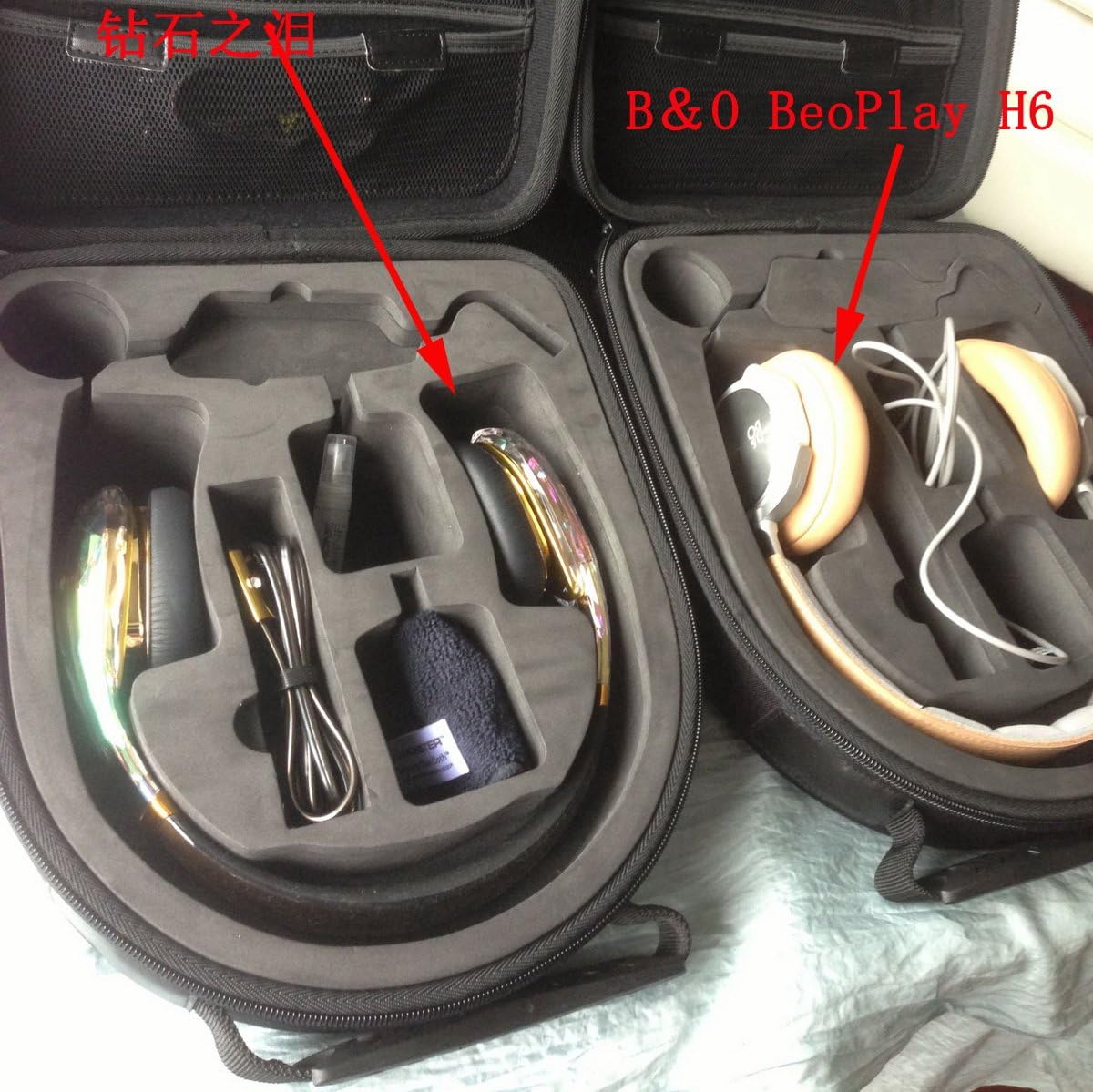 V-MOTA TDB Headphone Suitcase Box for Beats PRO HI-End & Detox & Studio 2.0 Wireless Studio 1.0 Headphones(earmuffes/Cushion) Headset (Boxs)
